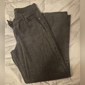 Women's Boot Cut Jeans -  Black